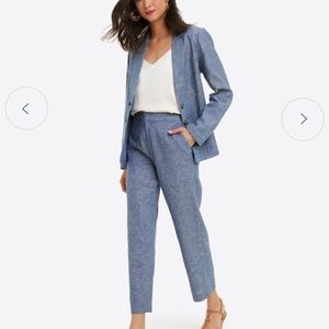 Draper James chambray blazer and pants size 10